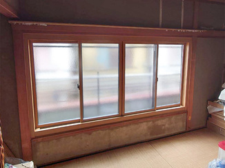 エクステリアリフォーム 和室を快適にする断熱窓