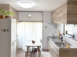 キッチンリフォーム 収納たっぷり！片付けやすくなったキッチン