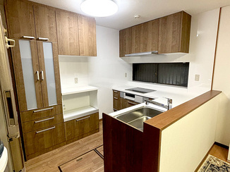 キッチンリフォーム 収納力アップ＆対面スタイルを叶えた理想のキッチン