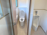 トイレリフォーム和式から洋式へ、掃除しやすい内装にこだわった事務所のトイレ